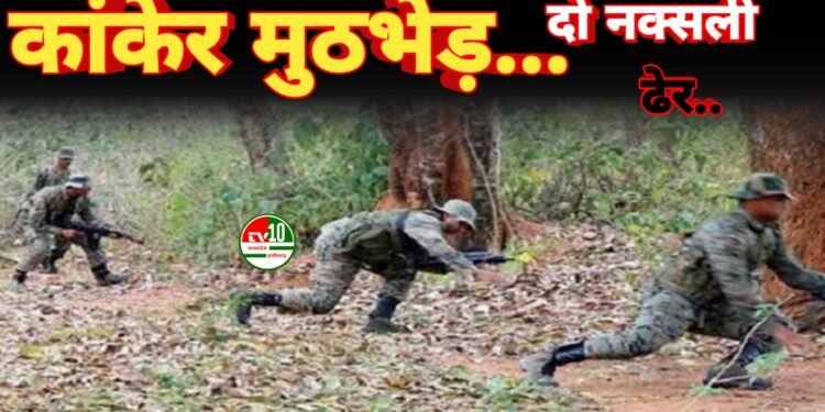 बस्तर में नक्सलियों के खिलाफ सुरक्षा बलों का बड़ा अभियान जारी, कांकेर में मुठभेड़ में दो नक्सली ढेर