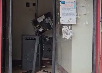 कलेक्टर कार्यालय परिसर में एटीएम लूट की कोशिश, आरोपी मौके पर गिरफ्तार