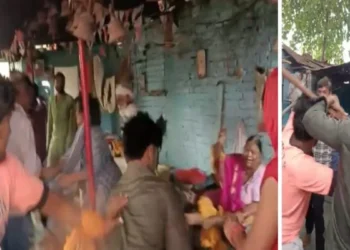 मुरैना: पूजा के दौरान माता मंदिर में मारपीट और पथराव, एक दर्जन घायल