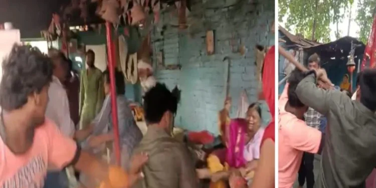 मुरैना: पूजा के दौरान माता मंदिर में मारपीट और पथराव, एक दर्जन घायल 1 मुरैना: पूजा के दौरान माता मंदिर में मारपीट और पथराव, एक दर्जन घायल