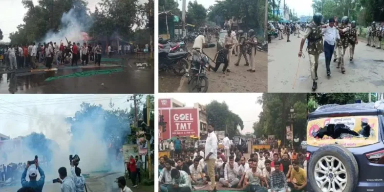 हरदा में करणी सेना के प्रदर्शन को प्रशासन ने बलपूर्वक समाप्त किया, प्रमुख सहित कई गिरफ्तार