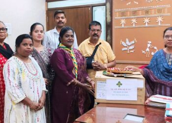 रक्षा सूत्र में बंधा सैनिकों से प्यार – स्काउट गाइड छात्राओं ने भेजीं राखियां