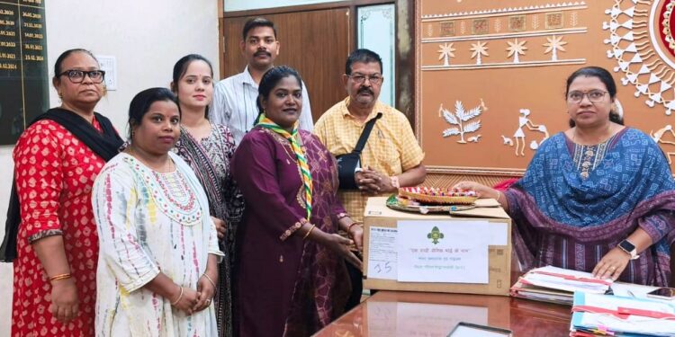 रक्षा सूत्र में बंधा सैनिकों से प्यार – स्काउट गाइड छात्राओं ने भेजीं राखियां