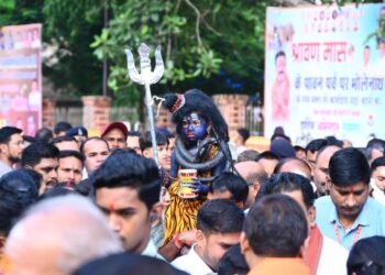 बाल शिव पहुँचे भक्तों के कंधे पर सवार होकर भोरमदेव शिवालय, श्रद्धा और भक्ति से गूंजा वातावरण