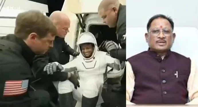 मुख्यमंत्री विष्णु देव साय ने Axiom-4 मिशन की सफलता पर भारत के अंतरिक्ष यात्री शुभांशु शुक्ला को दी बधाई