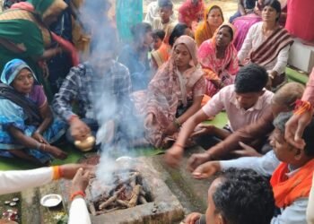 श्रीकृष्ण जन्माष्टमी पर सोनकुंड में भैना समाज द्वारा श्री राधाकृष्ण मूर्ति की प्राण प्रतिष्ठा धूमधाम से सम्पन्न