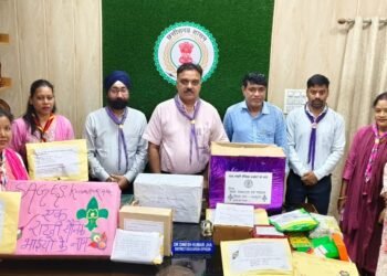 सरगुजा के स्काउट्स-गाइड्स ने सैनिक भाइयों के लिए भेजी 3000 राखियां, “एक राखी सैनिक भाइयों के नाम” अभियान की सराहनीय पहल