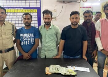 रायपुर: सार्वजनिक स्थान पर जुआ खेलते 5 जुआरी गिरफ्तार, ₹32,540 नगद जब्त