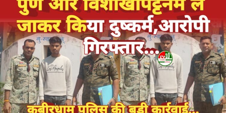 नाबालिग को बहला-फुसलाकर भगाने व दुष्कर्म करने वाला आरोपी गिरफ्तार, न्यायिक रिमांड पर भेजा गया जेल