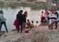 धरहर गांव में धूमधाम से हुआ जवारा विसर्जन