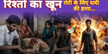 रोटी मांगने पर हुआ विवाद, नाती ने टांगिया से दादी की हत्या, गांव में मातम