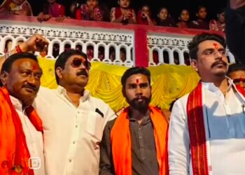 हनुमान जन्मोत्सव पर मेड़ेसरा में भव्य शोभायात्रा, बजरंग दल के नेतृत्व में उमड़ा जनसैलाब